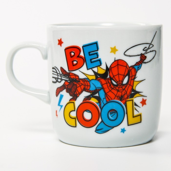 Набор посуды «Человек-паук», три предмета: кружка 250 мл , тарелка 18 см, салатник 350 мл