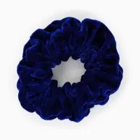 Резинка для волос «Орбита», джемма бархат, 10 см, синяя