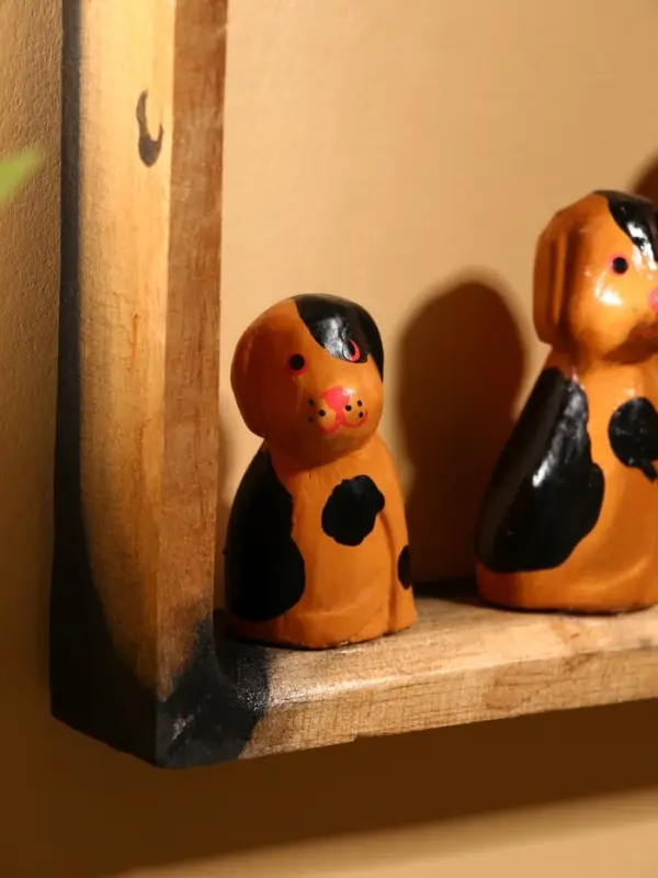 Сувенир интерьерный &laquo;Собаки в рамке&raquo;, 19&times;19 см, дерево