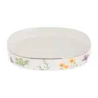 Мыльница тм VETTA Вирджиния, керамогранит, белый, 11,5x8,5x2см