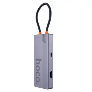 HUB Type-C 6 в1 (3 USB3.0 +HDMI +USB-C PD + SD/TF) Baseus black WKQX050001