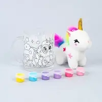 Кружка для росписи + игрушка "Пони" (краска в наборе)