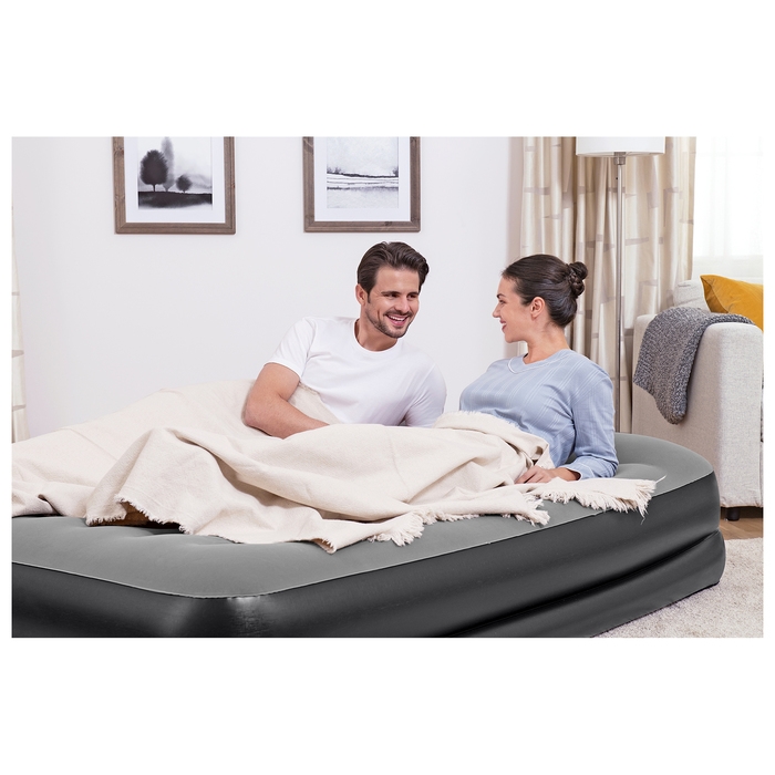 Кровать надувная Tritech Airbed Queen, 203 x 152 x 46 см, со встроенным электронасосом, 67403 Bestway Кровать надувная Tritech Airbed Queen, 203 x 152 x 46 см, со встроенным электронасосом, 67403 Bestway