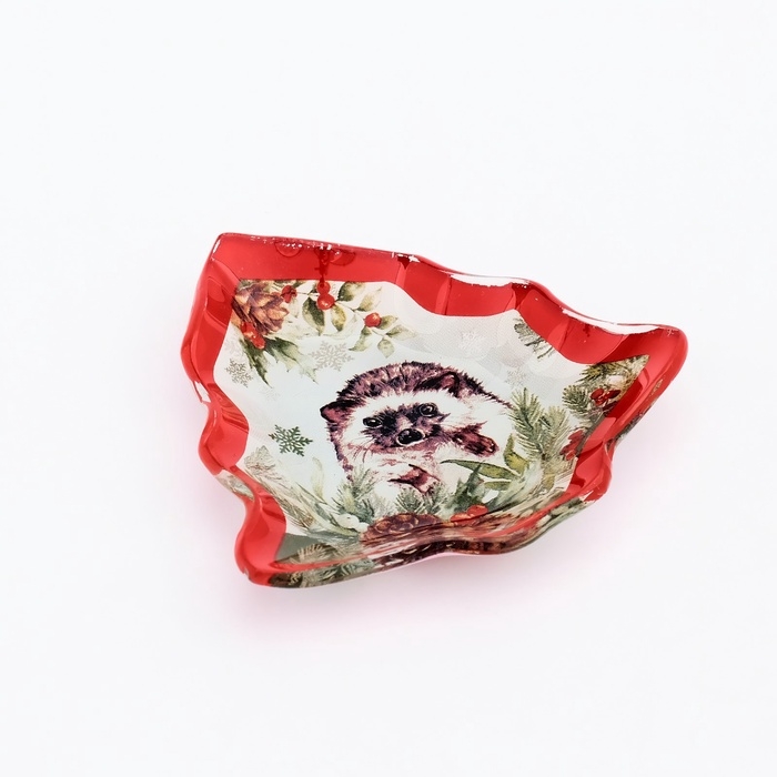 Подставка под чайный пакетик Дорого внимание «Лесная сказка», 8,7 х 8,5 см, стекло Подставка под чайный пакетик Дорого внимание «Лесная сказка», 8,7 х 8,5 см, стекло