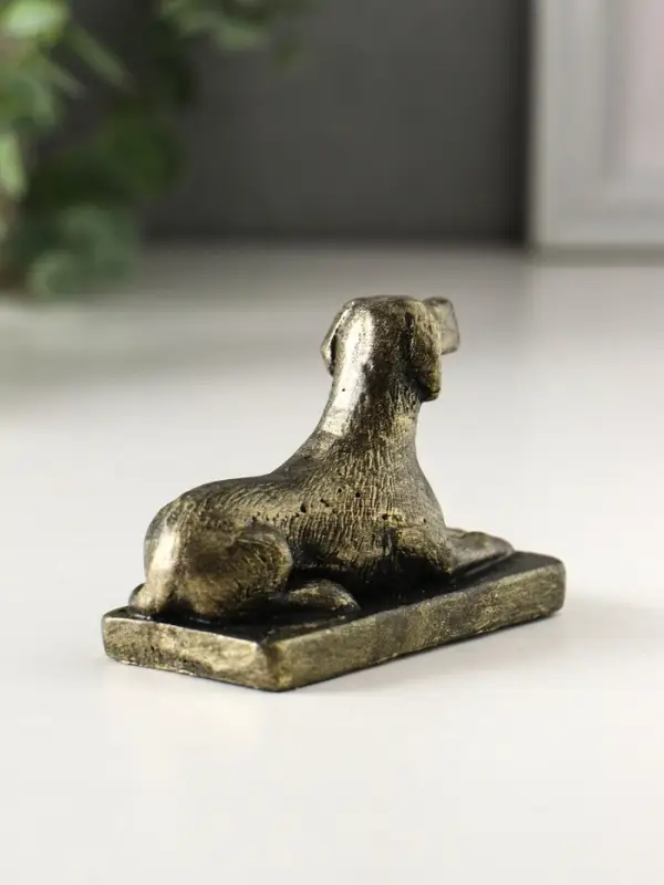 Фигурка гипс &laquo;Собачка&raquo;, 6&times;8&times;4 см