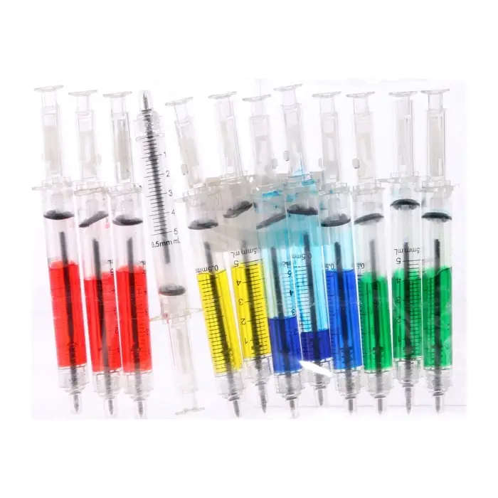 Ручка - прикол Calligrata «Шприц с жидкостью», шариковая, МИКС Ручка - прикол Calligrata «Шприц с жидкостью», шариковая, МИКС