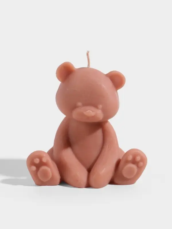 Свеча &laquo;Плюшевый Мишка&raquo;, 6&times;6&times;9 см, соевый воск, МИКС