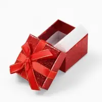 Набор коробочек подарочных 6 шт. под кольцо "Звёзды" перелив, 5*5, цвет МИКС (1249694)