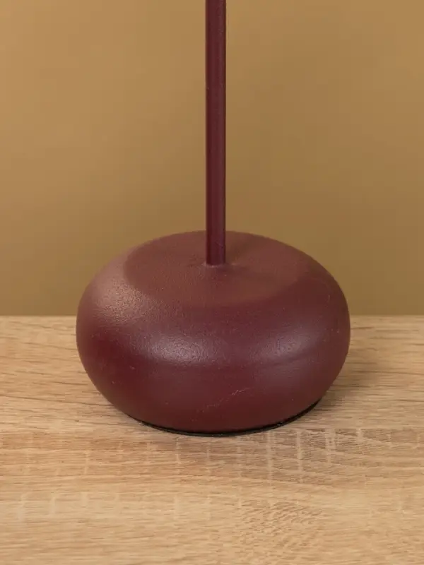 Подсвечник на 1 свечу текстурный Подсвечник на 1 свечу текстурный "Баклажановый" 8х8х20 см