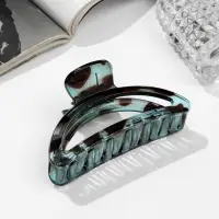 Крабик для волос &laquo;Леопардовый принт&raquo;, овал, 9 см, МИКС