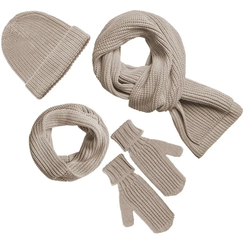 Варежки Nordkyn, бежевые, размер L/XL Варежки Nordkyn, бежевые, размер L/XL