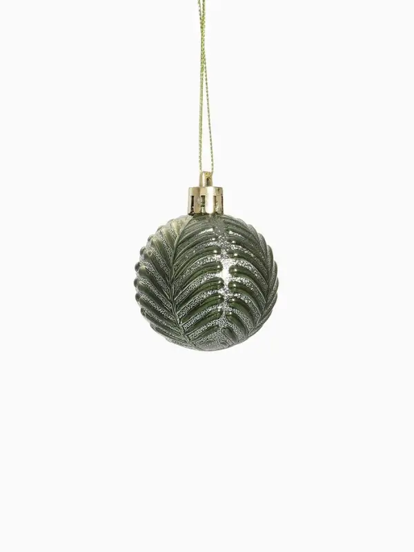 Ёлочные игрушки &laquo;Новогодние ветви&raquo;, шары новогодние, набор 12 шт., d=5 см, зелёный