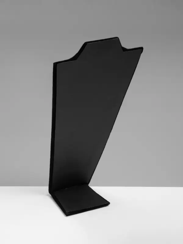 Бюст для украшений QF, 10.5&times;5.5&times;22 см, h=22 см, чёрный