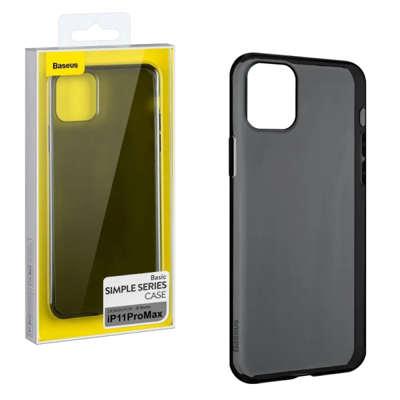 Чехол iPh 11 Pro MAX Simple Series Baseus темный Чехол iPh 11 Pro MAX Simple Series Baseus темный