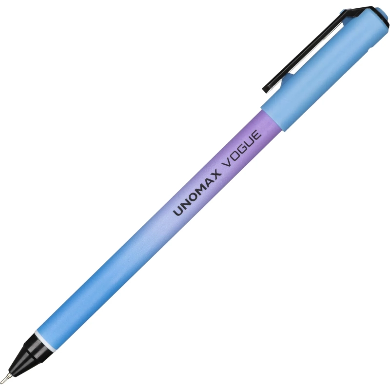 Ручка шариковая неавтомат. Unomax Vogue, лин0,3мм, мaсл, син, фиол/син