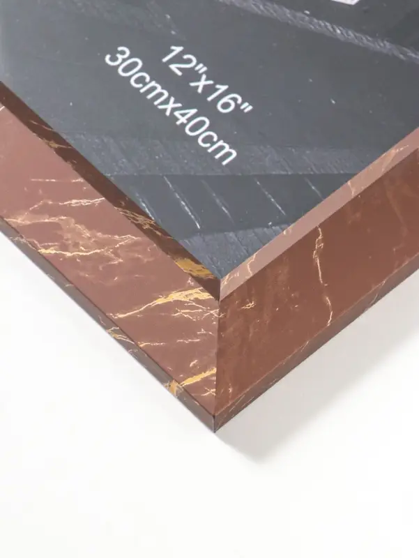 Фоторамка пластик 30х40 см "Гедеон" шоколад с золотом 47х37х2 см