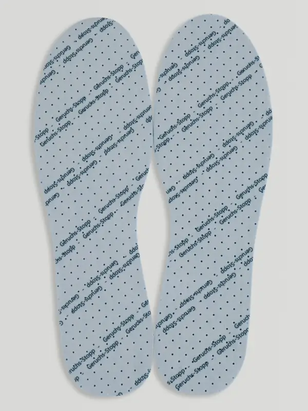 Стельки для обуви, дышащие, с антибактериальным покрытием, р-р RU до 46 (р-р Пр-ля до 46), 29 см, пара, белые