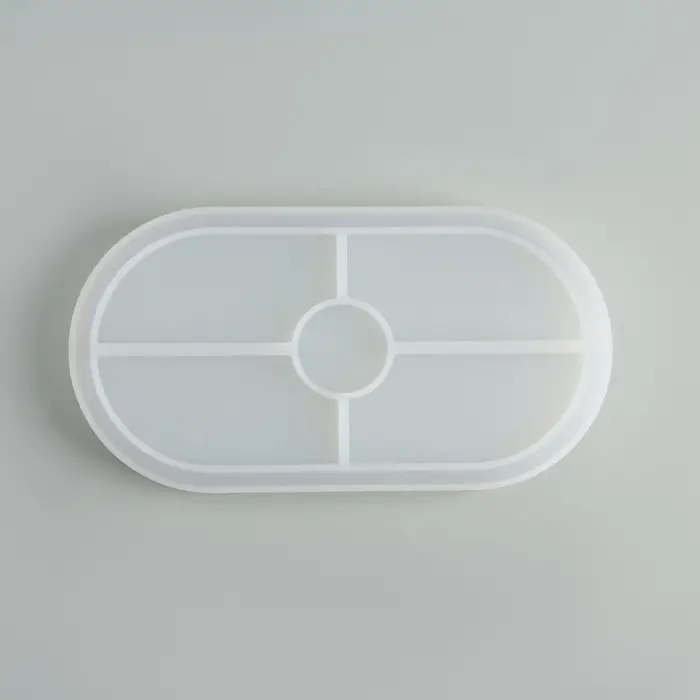 Подставка из гипса. Набор для создания поддона с красками «Овал»