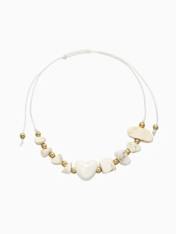 Браслет-оберег &laquo;Сердце и крошка - на любовь&raquo;, d=6 см, красный, белый