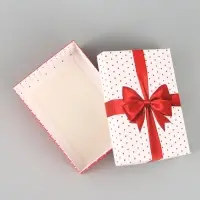 Коробка подарочная складная &laquo;Бант&raquo;, 21&times;15&times;7 см