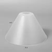 Плафон "Конус" Е27 прозрачный 25х25х15см