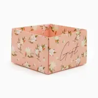 Коробка самосборная &laquo;Цветы Gift&raquo;, размер 11&times;11&times;7 см, плотность 270 г/м&sup2;