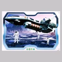 Интерьерная наклейка 3Д TAKE IT EASY &laquo;Космическая&raquo;, 57&times;42 см