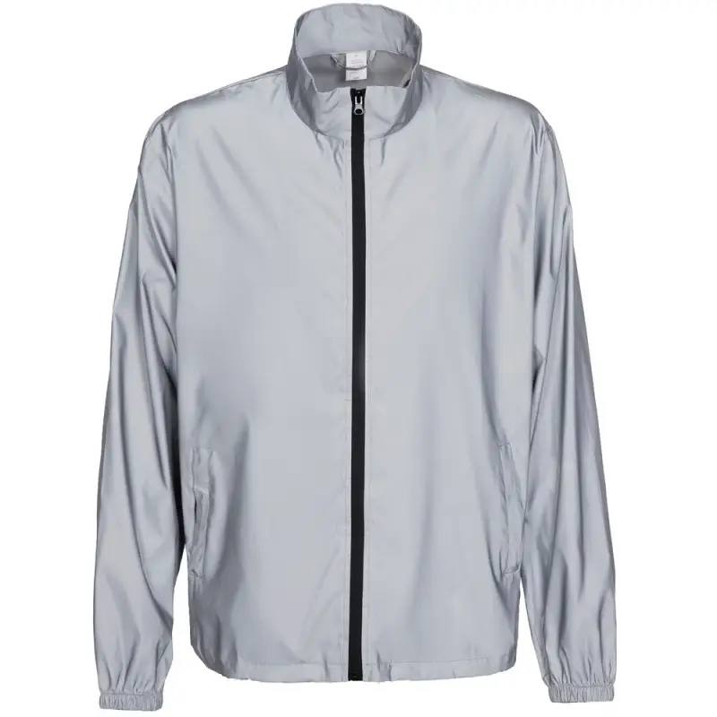 Ветровка Manifest 2.0 из светоотражающей ткани, серая, размер XS/S Ветровка Manifest 2.0 из светоотражающей ткани, серая, размер XS/S