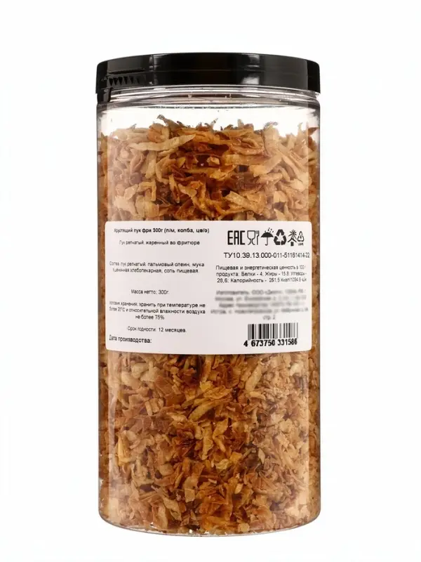 Хрустящий жаренный лук фри, 300 г