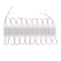 Светодиодный модуль, МИНИ, 1.5 Вт, 3 LED, 135 Lm, IP65, 6500К ,12V БЕЛЫЙ, набор 20 шт.