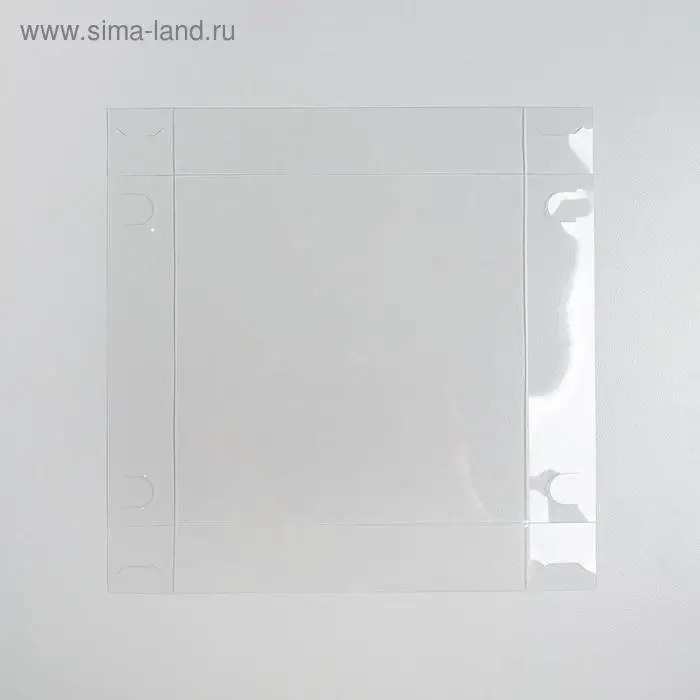 Коробка для кондитерских изделий с PVC крышкой «New story», 13 х 13 х 3 см Коробка для кондитерских изделий с PVC крышкой «New story», 13 х 13 х 3 см