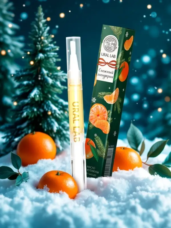 Масло для кутикул в карандаше, снежный мандарин, 2 мл, URAL LAB