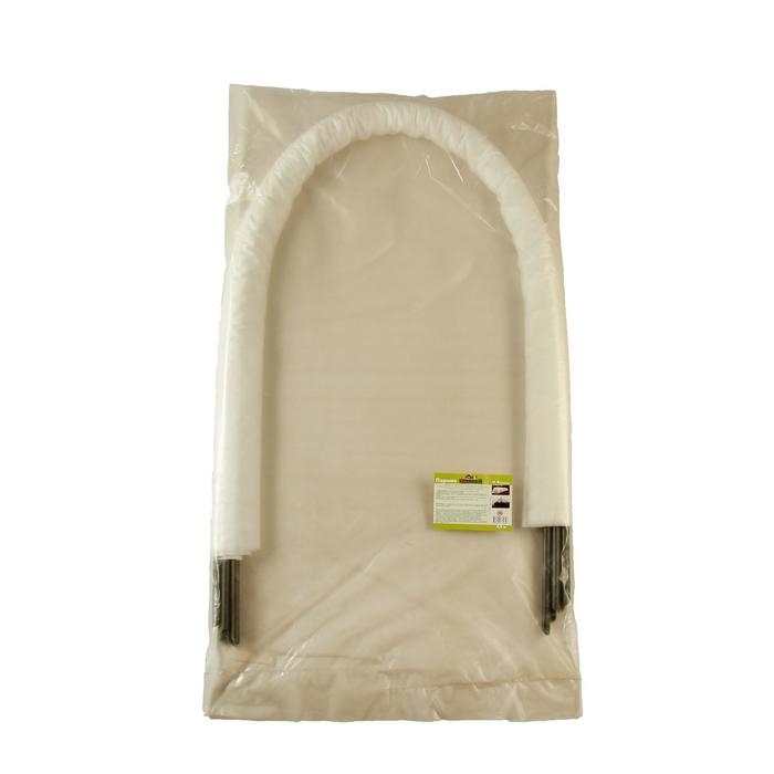 Парник прошитый, длина 4 м, 5 дуг из пластика, дуга L = 2.4 м, d = 16 мм, спанбонд 35 г/м², «уДачный» Парник прошитый, длина 4 м, 5 дуг из пластика, дуга L = 2.4 м, d = 16 мм, спанбонд 35 г/м², «уДачный»