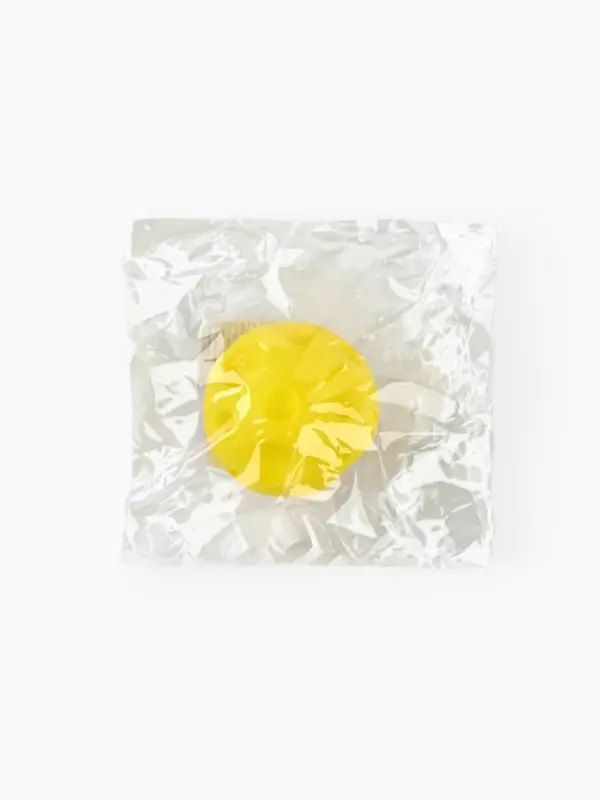 Игрушка пищащая Игрушка пищащая "Мячик планета" для собак, 6,5 см, желтая