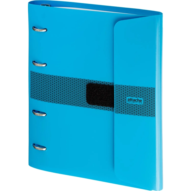 Бизнес-тетрадь со смен.блоком 120л,кл,А5, Голубой,пропилен. обл. налипучке