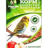 Корм &laquo;Пижон&raquo; для волнистых попугаев с фруктами, 500 г