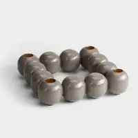 Подсвечник на 4 свечи &laquo;Бусы&raquo;, с 12 сферами, 20.5&times;20.5&times;5.5 см, ковентри