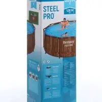 Бассейн каркасный Steel Pro, 305&times;100 см, круглый, цвет рейка, 561VM Bestway