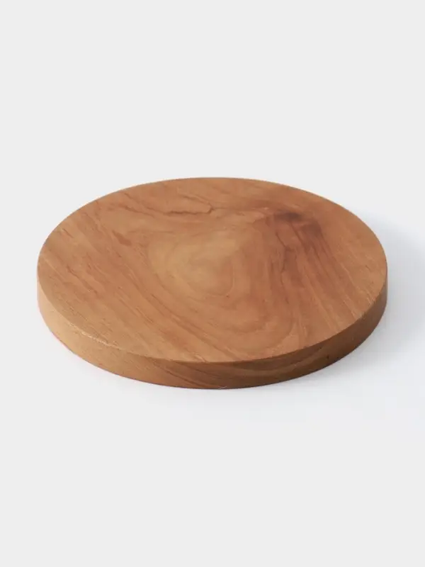 Блюдо, 20&times;20&times;2 см, тиковое дерево