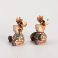 Фигурка &laquo;Лосики в свитерах&raquo;, набор 2 шт. 4&times;3.5&times;5.5 см