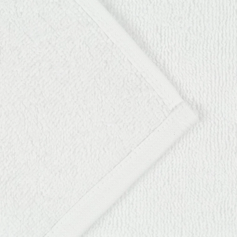 Полотенце Luscan махровое 70х130, 450 гр/м2, Oтель белый, Турция, 5 шт/уп