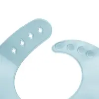 Посуда детская силиконовая, 7 предметов, голубой, Крошка Я