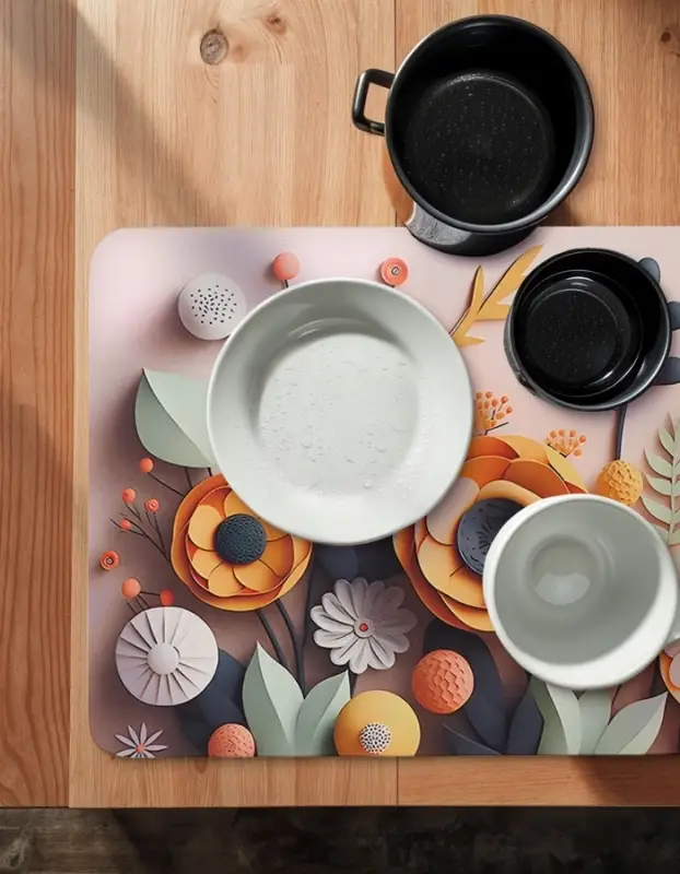 Коврик для дома Доляна Bloom, влаговпитывающий, 40&times;60 см