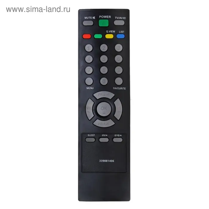 Пульт дистанционного управления Luazon, для телевизоров LG, 27 кнопок, чёрный