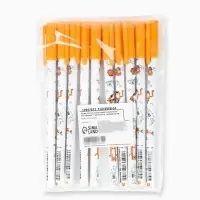 Ручка пиши-стирай, синяя паста, гелевая 0.5 мм, с колпачком &laquo;Кот&raquo;