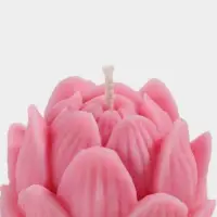 Свеча фигурная формовая &laquo;Лотос&raquo;, 5&times;5&times;6 см, соевый воск