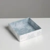 Коробка для кондитерских изделий Let it Snow, 12 х 12 х 3.5 см