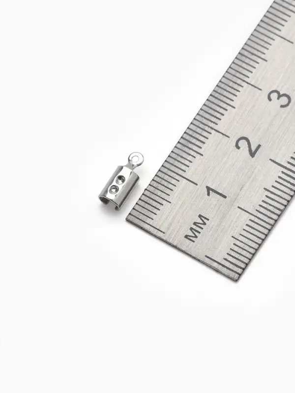 Концевик обжимной 10&times;4.5 мм, внутренний 3.5&times;2 мм, набор 10 шт.