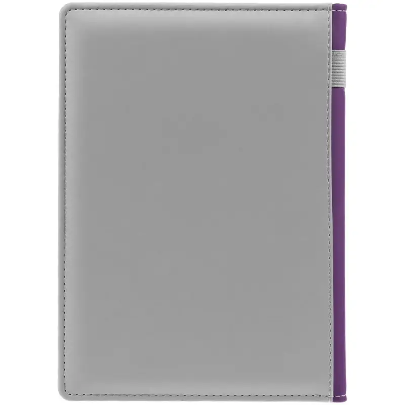 Ежедневник Spain Shall, недатированный, серый с фиолетовым Ежедневник Spain Shall, недатированный, серый с фиолетовым