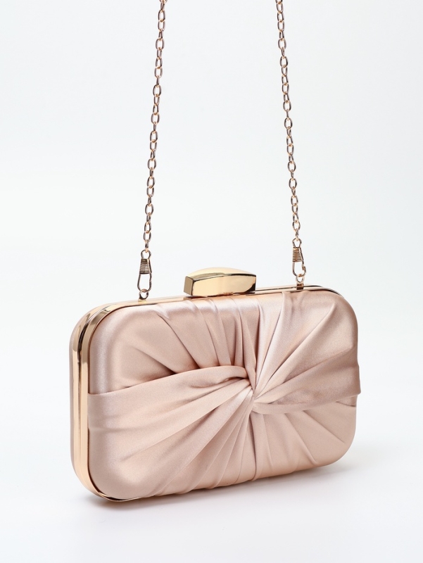 Сумка жен,  20*6*13, отд на фермуаре, цепь, бежевый